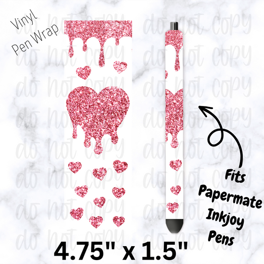 pw269 Heart drip Pen Wrap