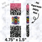 Pink teacher crayon pen wrap