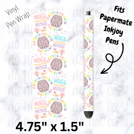 Mental Health Matters Pen Wrap