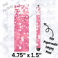 pw271 pink confetti drip Wrap