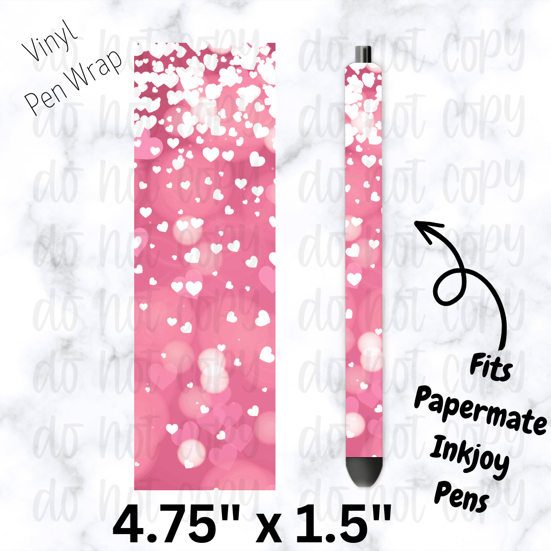 pw271 pink confetti drip Wrap