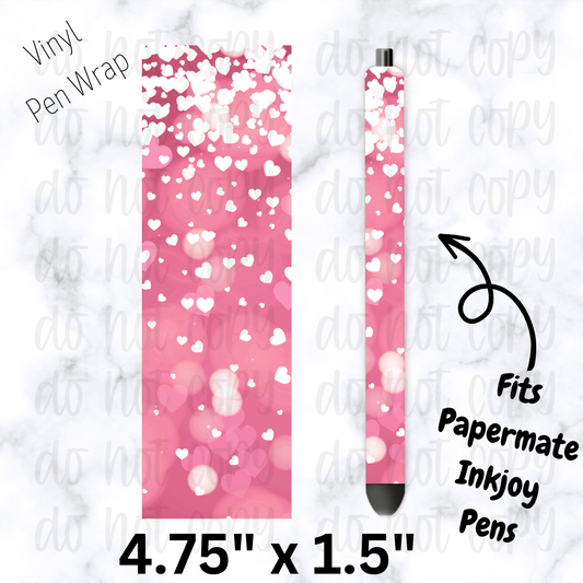 pw271 pink confetti drip Wrap