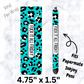 Fuck it all Friday teal cheetah Pen Wrap