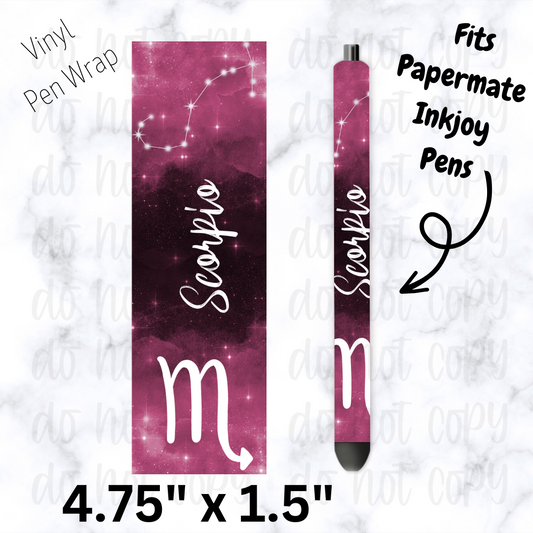 Scorpio Pen Wrap