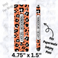 Thundercunt Tuesday cheetah coral orange  Pen Wrap