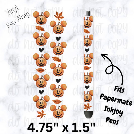 Pumpkin Ears Pen Wrap