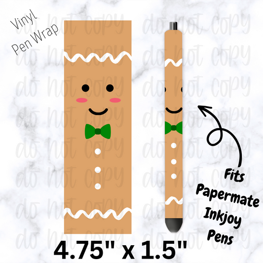 pw144 Gingerbread Pen Wrap