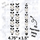 pw145 Mouse Ear Ghosts Pen Wrap