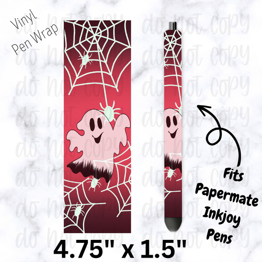 pw149 Ghost spiderweb  Pen Wrap
