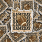 DC 2062 - Gameday football Die Cut Sticker
