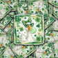 DS - 2613 Duck blowing bubble gum St. Patrick's Die Cut sticker