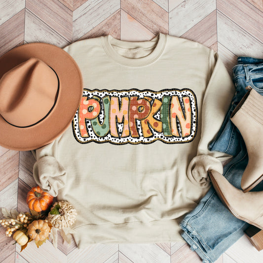 4704 Pumpkin polka dot *DREAM TRANSFER*