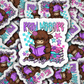 DS 2987 -   Read mooore worry less Die Cut sticker