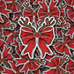 DC 2186 - Reindeer bow Die Cut Sticker