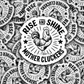 DS - 2471 Rise and shine mother clucker Die Cut Sticker