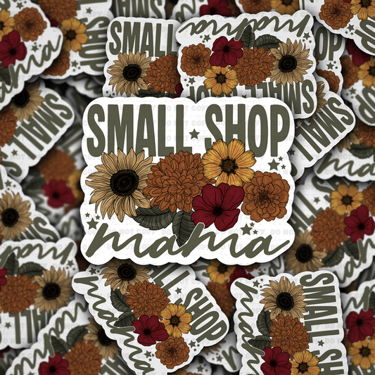 DC 2084 - Small shop mama Die Cut Sticker