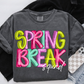 5266 - Spring break squad white letters *DTF