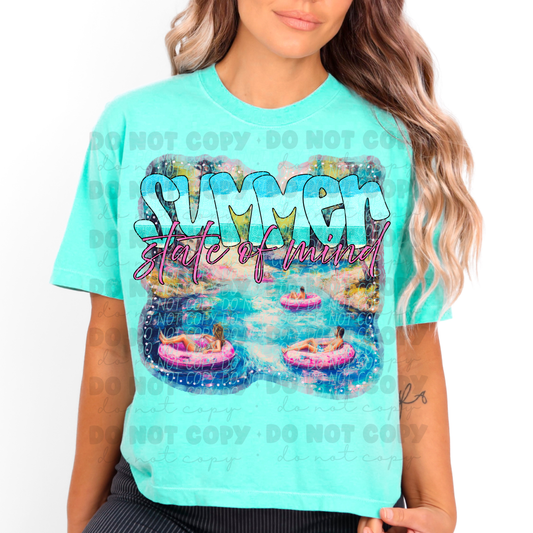 5857 - Summer state of mind float *DTF Transfer
