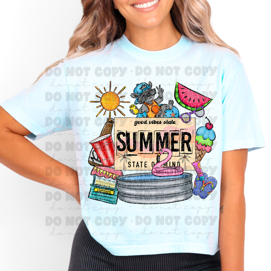 5870 - Summer state of mind beer *DTF Transfer