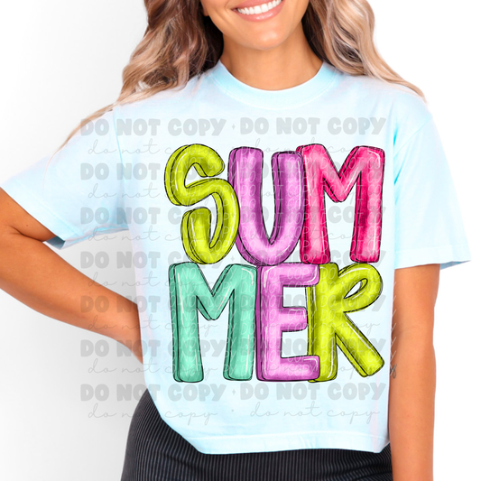 5868 - Summer *DTF Transfer