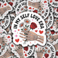 DS 2299 - In my self love era Die Cut Sticker