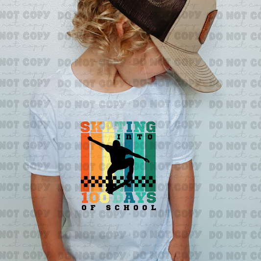 3310 Skating Into 100 Days Skateboard *DREAM TRANSFER* DTF