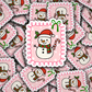 DC 2176 - Christmas snowman Die Cut Sticker