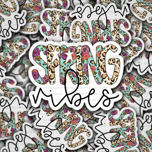 DS 2756 - Spring vibes Die Cut sticker
