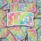 DS 2918 - Spring nurse Die Cut sticker
