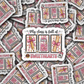 DS - 2447 My class if full of sweethearts Die Cut Sticker