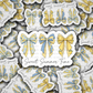 DS 2850 - Sweet summertime bows with lemons Die Cut sticker