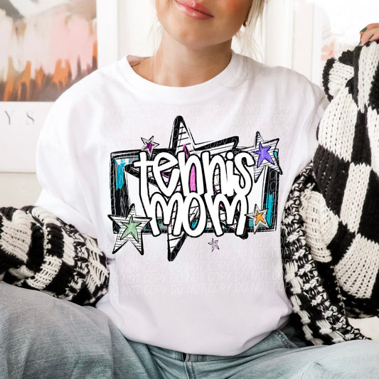 5138 - Tennis Mom with star *DTF