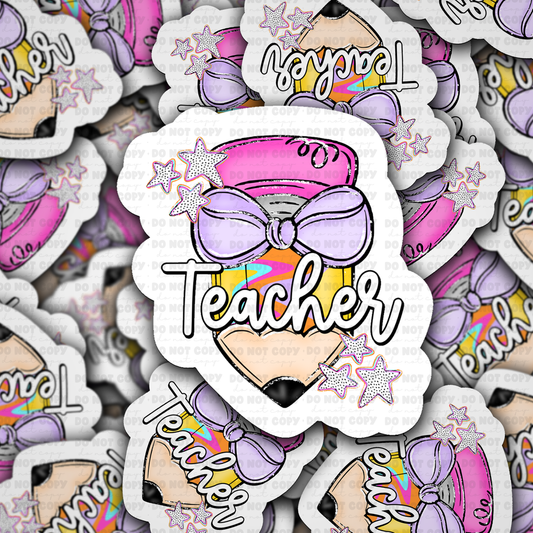 DS 3195 - Teacher Die Cut sticker