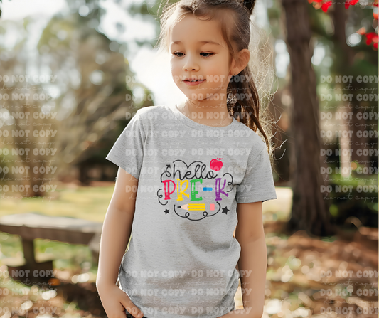 4262 Hello Pre-K *DREAM TRANSFER* DTF