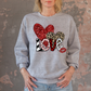 3213 Love leopard heart glitter lips *DREAM TRANSFER* DTF