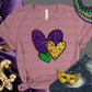 3345 Mardi Gras Hearts *DREAM TRANSFER* DTF