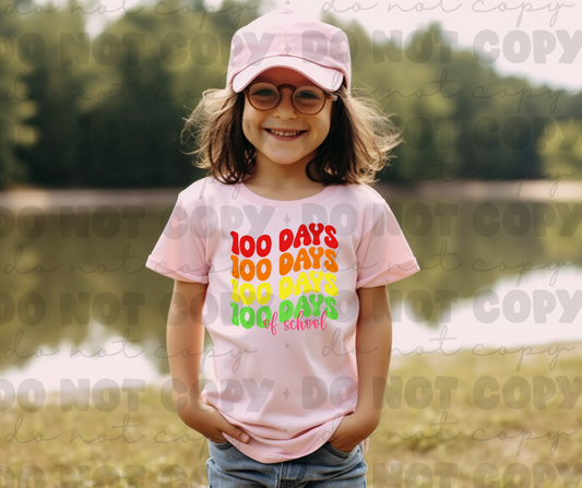 3265 100 Days Of School  *DREAM TRANSFER* DTF