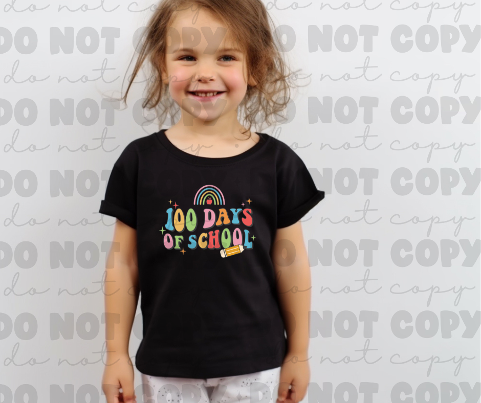 3274 - 100 days of school *DREAM TRANSFER* DTF