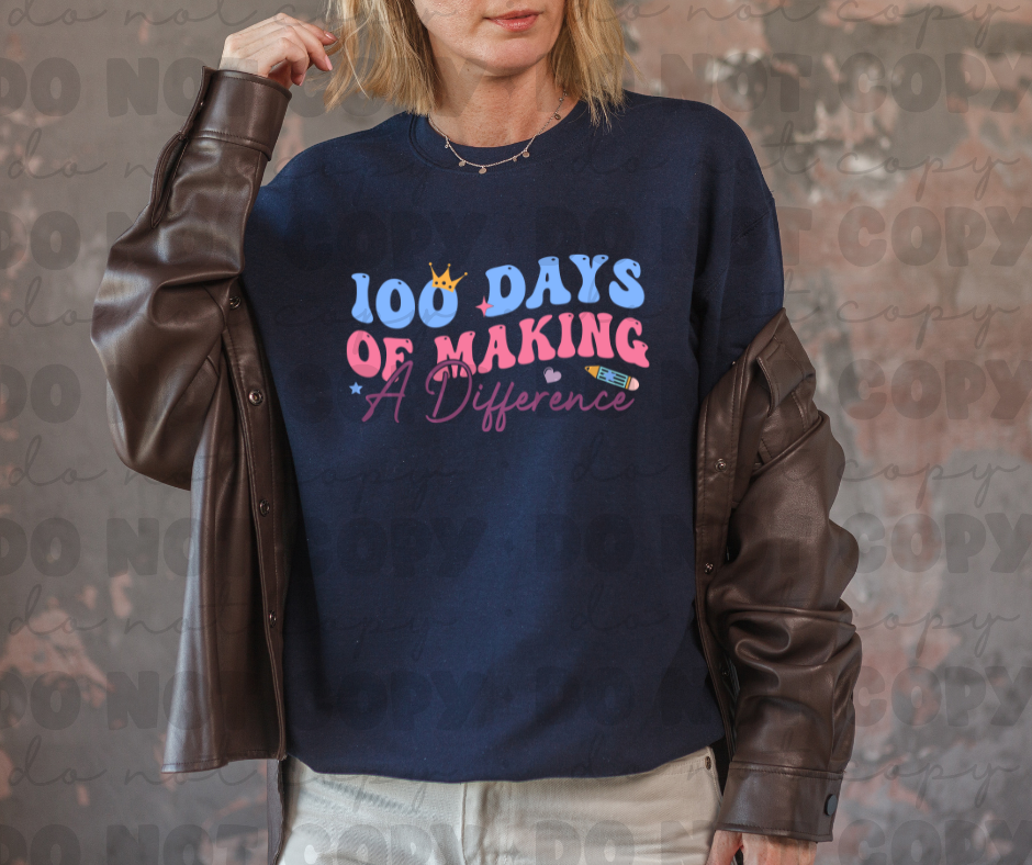 3287 100 days of making a difference *DREAM TRANSFER* DTF