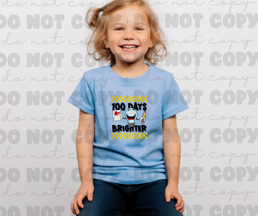 3294 100 Days Brighter yellow checkered*DREAM TRANSFER* DTF