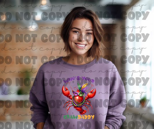 3349 Who's your Crawdaddy *DREAM TRANSFER* DTF