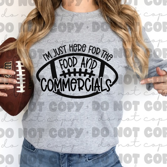 3375 Im Here for the Food and Commercials *DREAM TRANSFER* DTF
