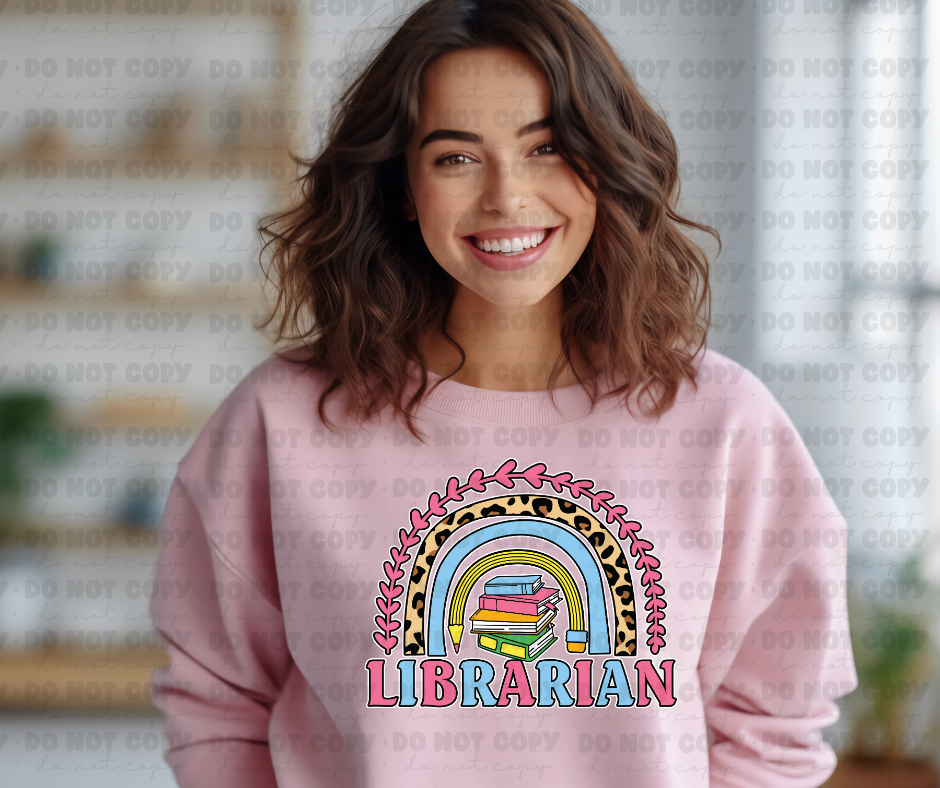 3508 Librarian rainbow *DREAM TRANSFER* DTF