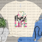 3597 Nurse life floral DREAM TRANSFER* DTF