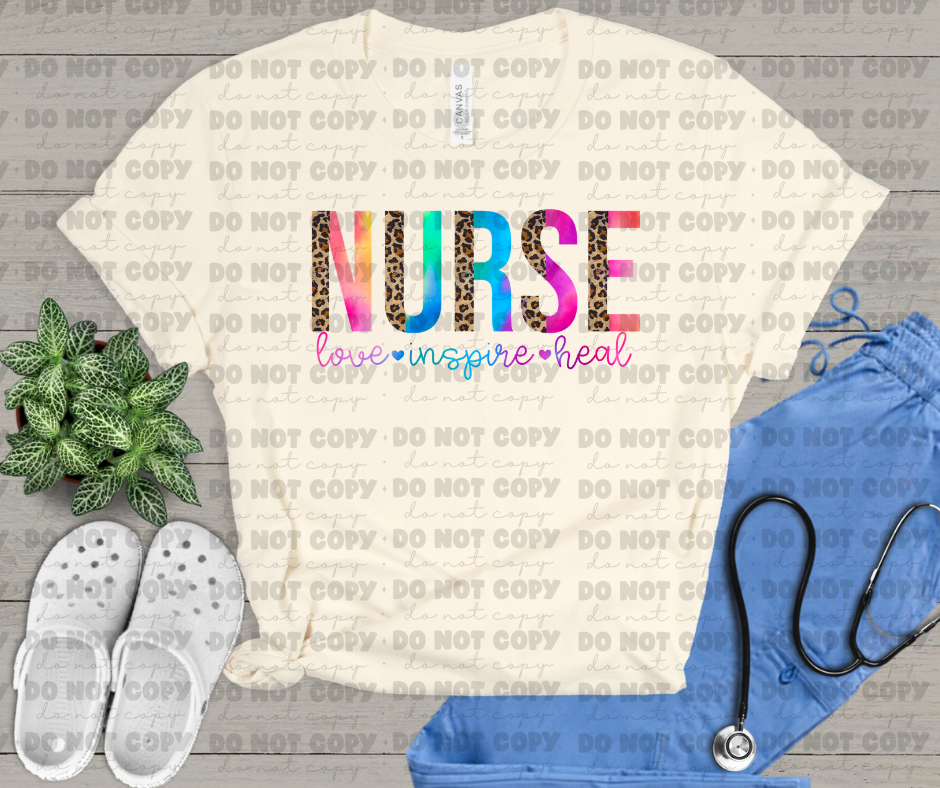 3603 Nurse Love Inspire Heal DREAM TRANSFER* DTF