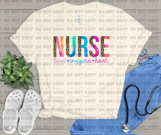 3603 Nurse Love Inspire Heal DREAM TRANSFER* DTF