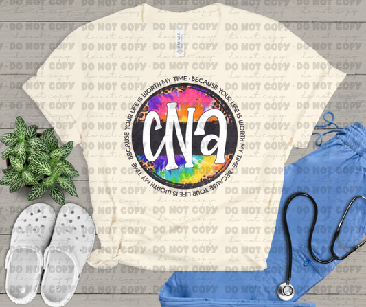 3604 CNA grunge lt circle DREAM TRANSFER* DTF