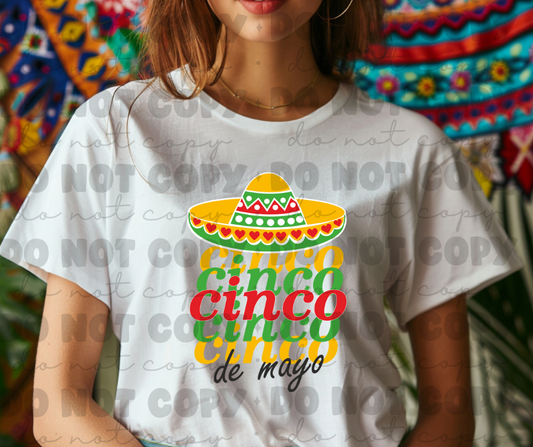 3751 Cinco Cinco Cinco Hat DREAM TRANSFER* DTF