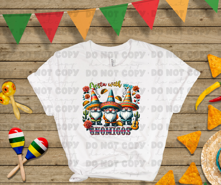 3763 Fiesta with my Gnomies  DREAM TRANSFER* DTF
