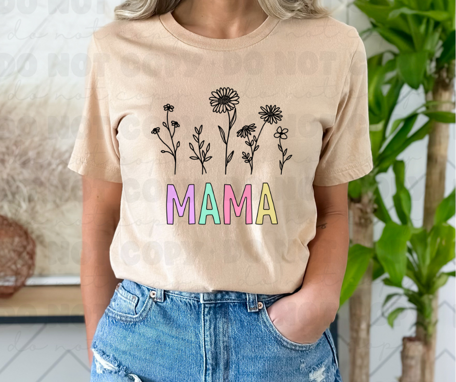 3766 Mama flowers DREAM TRANSFER* DTF